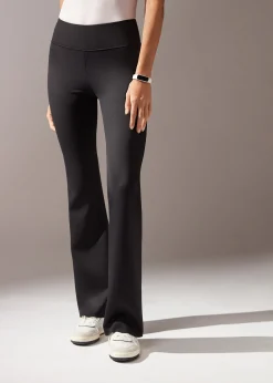 Legging Flare Efecto Tacto Neopreno