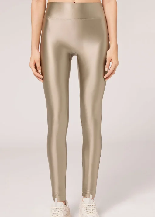 Legging  Tejido Súper Brillante