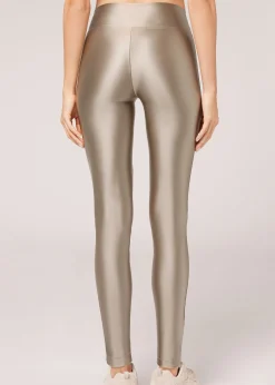 Legging  Tejido Súper Brillante