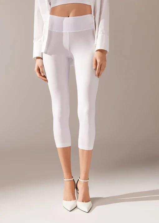Leggings Capri De Algodón Ligero