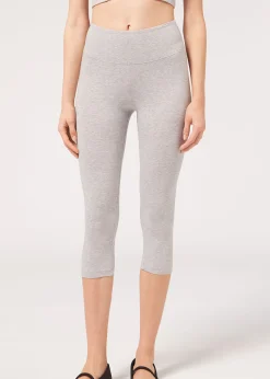 Leggings Capri De Algodón Ligero