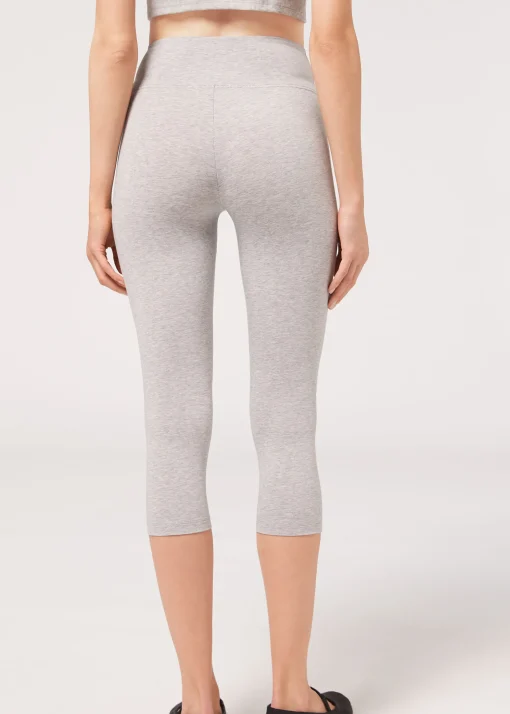 Leggings Capri De Algodón Ligero