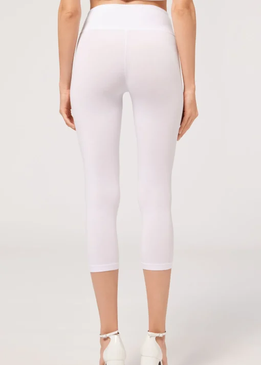 Leggings Capri De Algodón Ligero