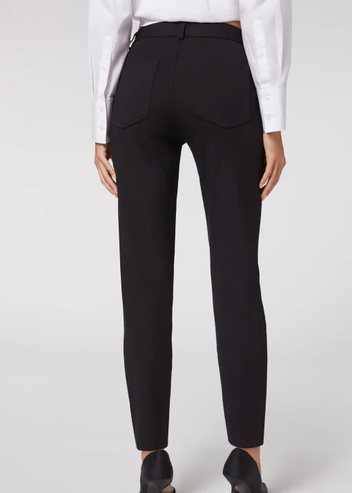 Leggings Cinco Bolsillos Punto Milano