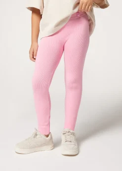 Leggings de Canalé sin Costuras de Niña