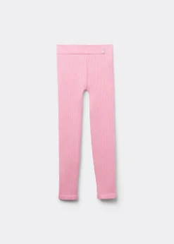 Leggings de Canalé sin Costuras de Niña