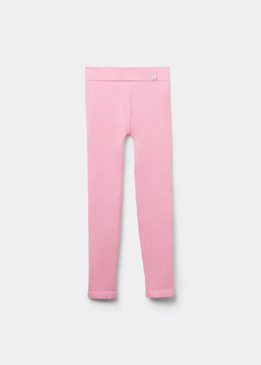 Leggings de Canalé sin Costuras de Niña