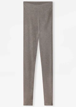 Leggings De Canalé Con Cashmere