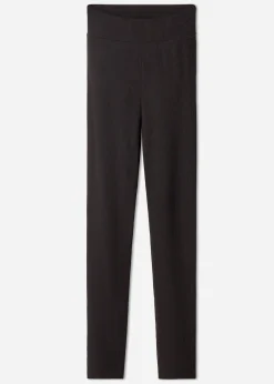 Leggings De Canalé Con Cashmere