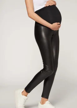 Leggings Efecto Piel Premamá