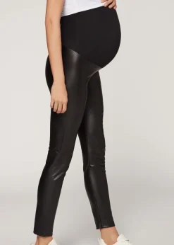 Leggings Efecto Piel Premamá