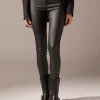 Leggings Skinny Efecto Encerado