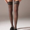 Medias Con Silicona Veladas 40 Deniers