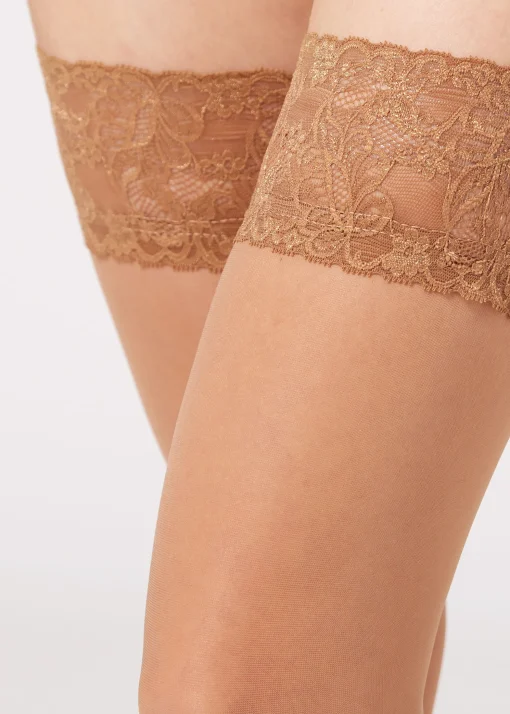 Medias Con Silicona Veladas 40 Deniers