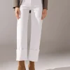 Pantalón Culotte Denim Vuelta Bajo