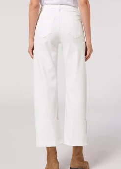 Pantalón Culotte Denim Vuelta Bajo