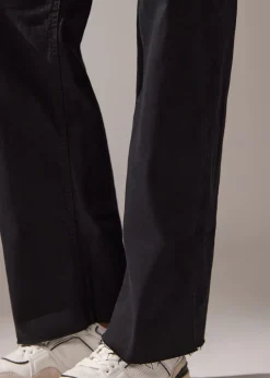 Pantalón Culotte Denim Vuelta Bajo