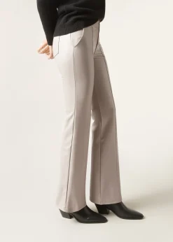 Pantalón Flare Efecto Piel