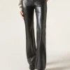 Pantalón Flare Efecto Piel