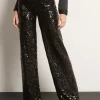 Pantalón Palazzo Con Lentejuelas
