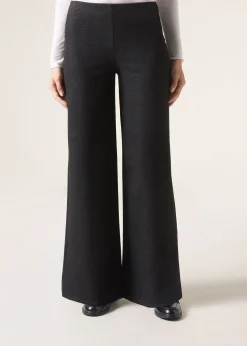 Pantalón Palazzo Efecto Espiga