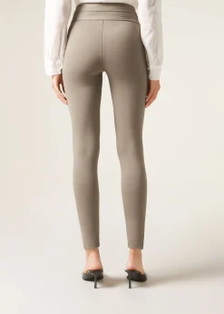 Pantalón Sailor Efecto Shapping Con Detalle Botones