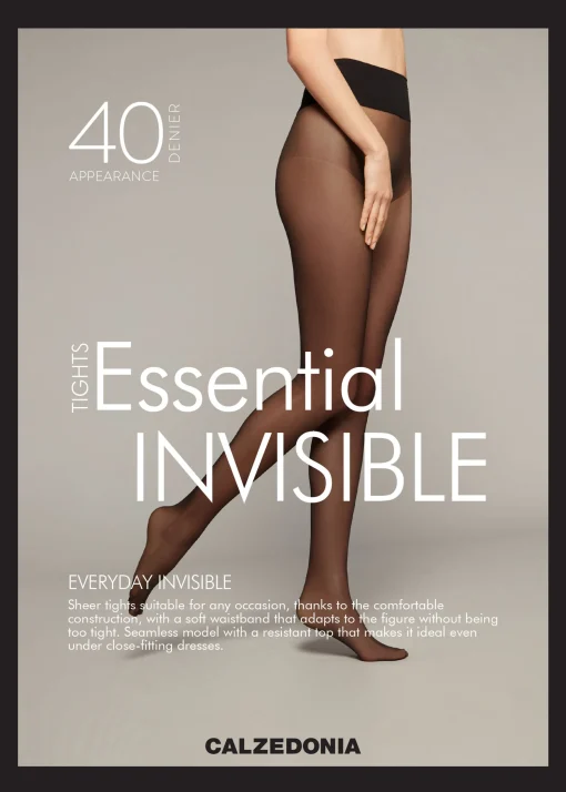 Pantis Transparentes 40 Deniers Essential Invisibles