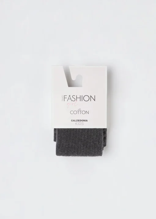 Panty Algodón Efecto Canalé