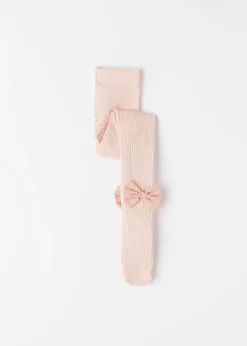 Panty Algodón Efecto Canalé Con Lazo Posterior