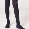 Panty Algodón Efecto Canalé