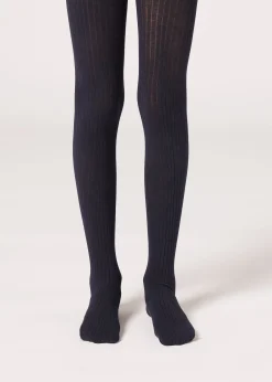 Panty Algodón Efecto Canalé