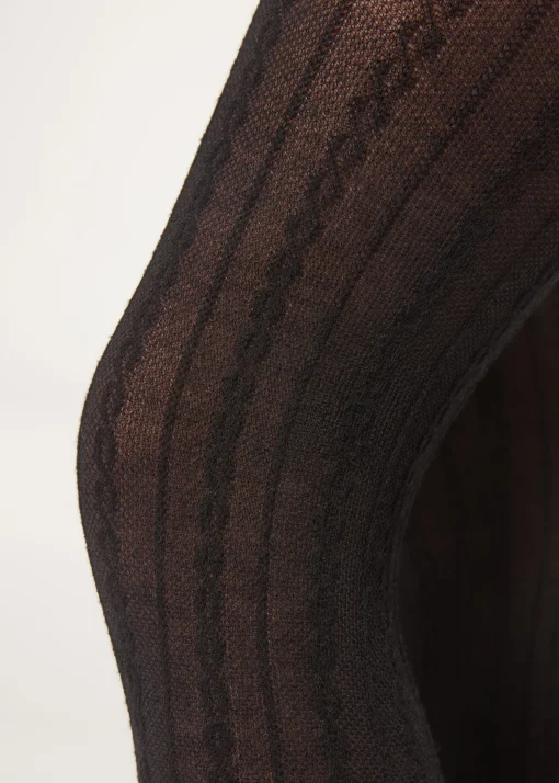 Panty Cahsmere Detalle Espiga