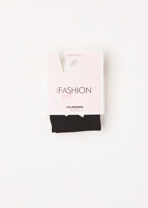 Panty Efecto Calza Bicolor Con Lazo