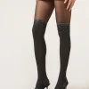 Panty Efecto Calza Detalle Strass