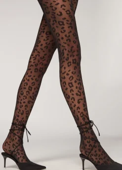 Panty Transparente  Animal Print