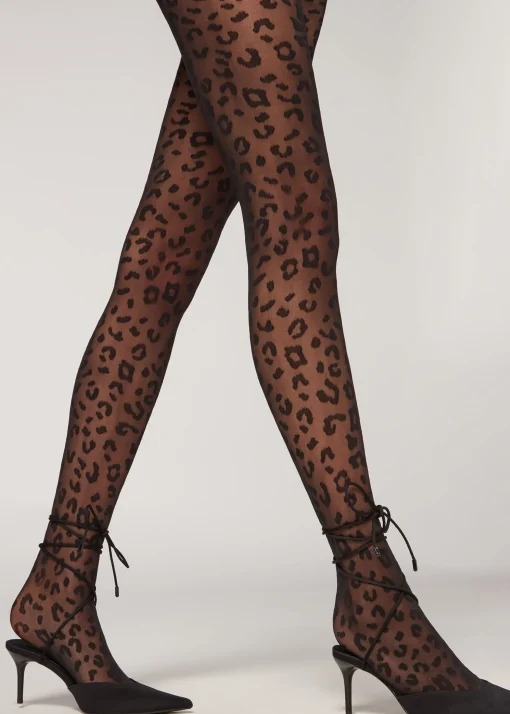 Panty Transparente  Animal Print