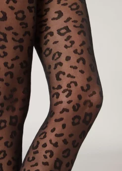 Panty Transparente  Animal Print