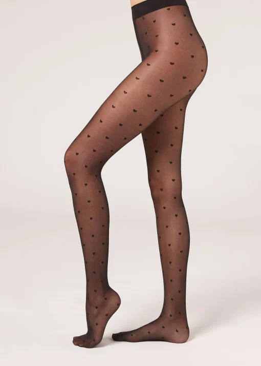 Panty Transparente Corazones