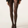 Panty Transparente De Tul Con Flores