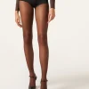 Panty Transparente Estampado Zigzag