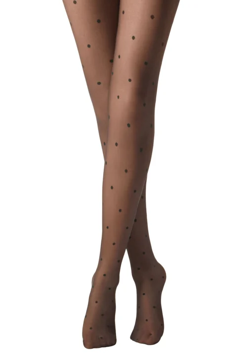 Panty Transparente Lunares