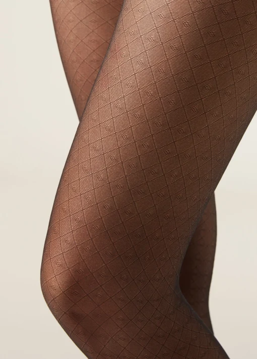 Panty Transparente Microrombos