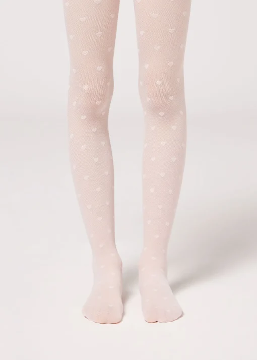 Panty Transparentes Con Corazones