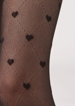 Panty Transparentes Con Corazones