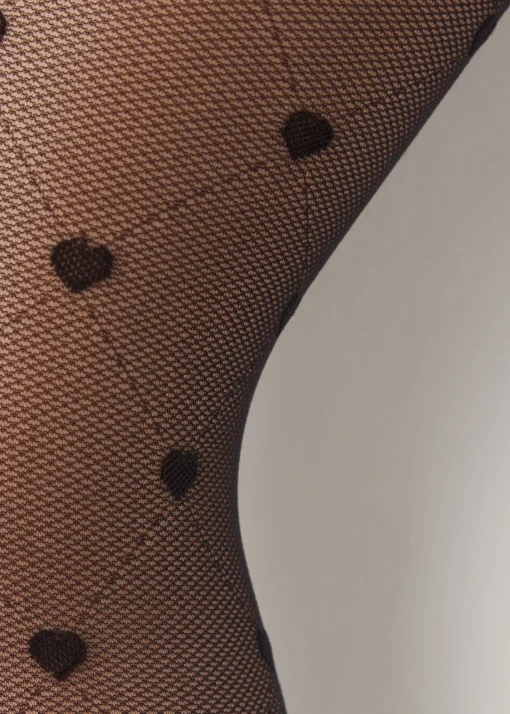 Panty Transparentes Con Corazones