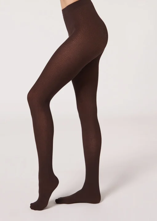 Panty Tupido Cashmere Efecto Canalé