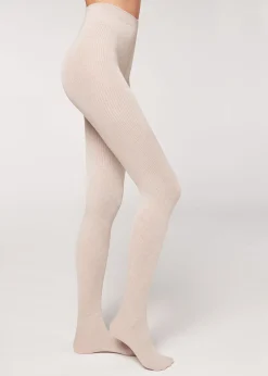 Panty Tupido Cashmere Efecto Canalé