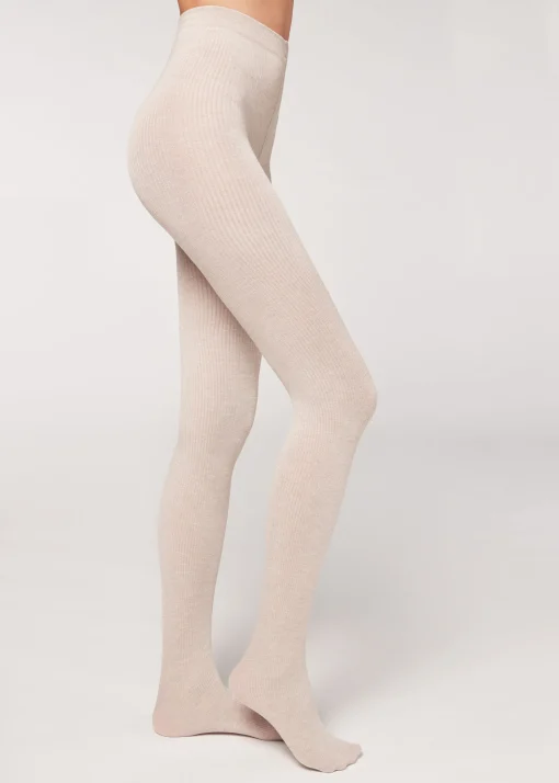 Panty Tupido Cashmere Efecto Canalé