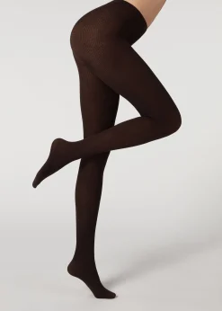 Panty Tupido Cashmere Efecto Canalé