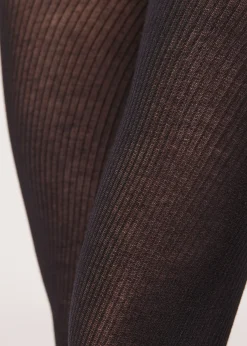 Panty Tupido Cashmere Efecto Canalé